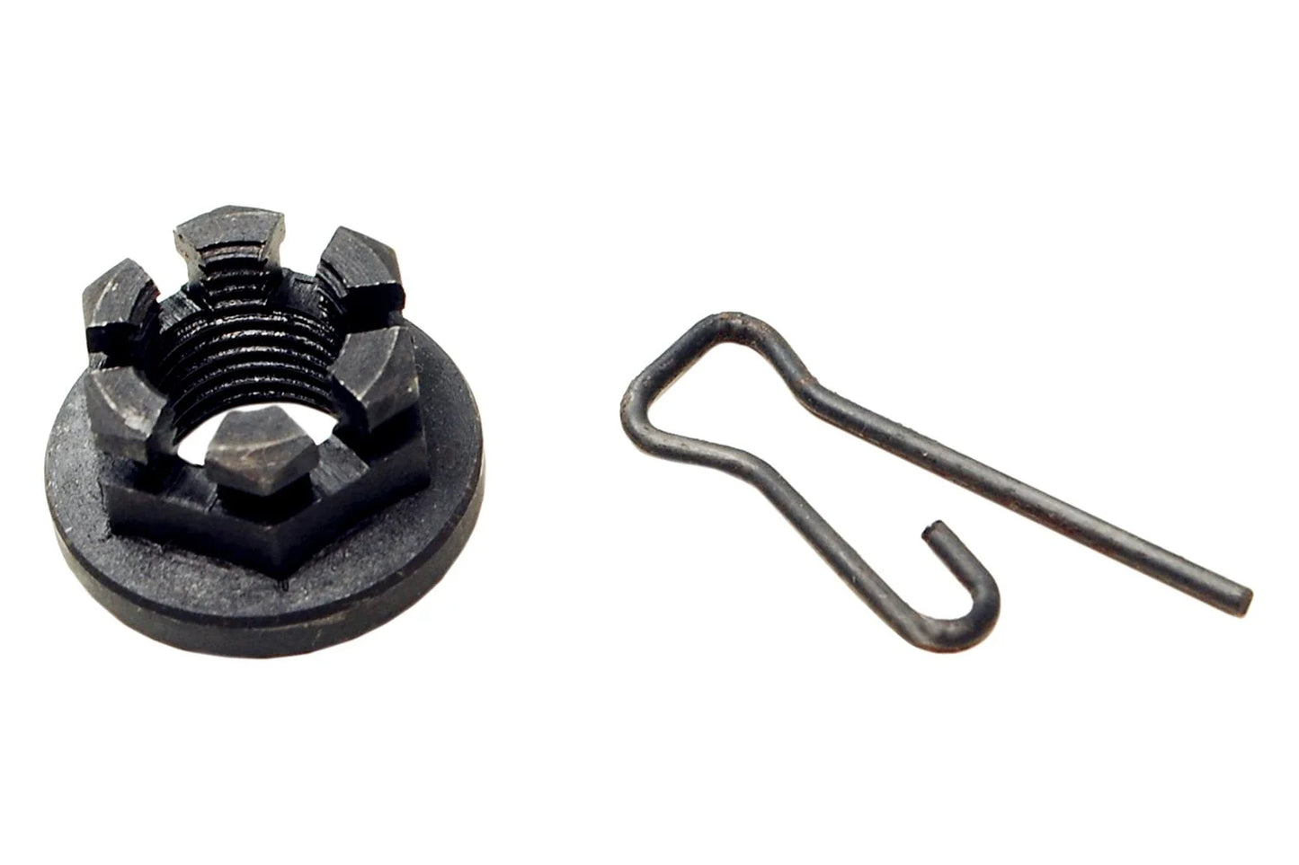 Mevotech front upper control arm and ball joint assembly for Lexus IS300 2001-2005 close-up of included hardware and mounting components