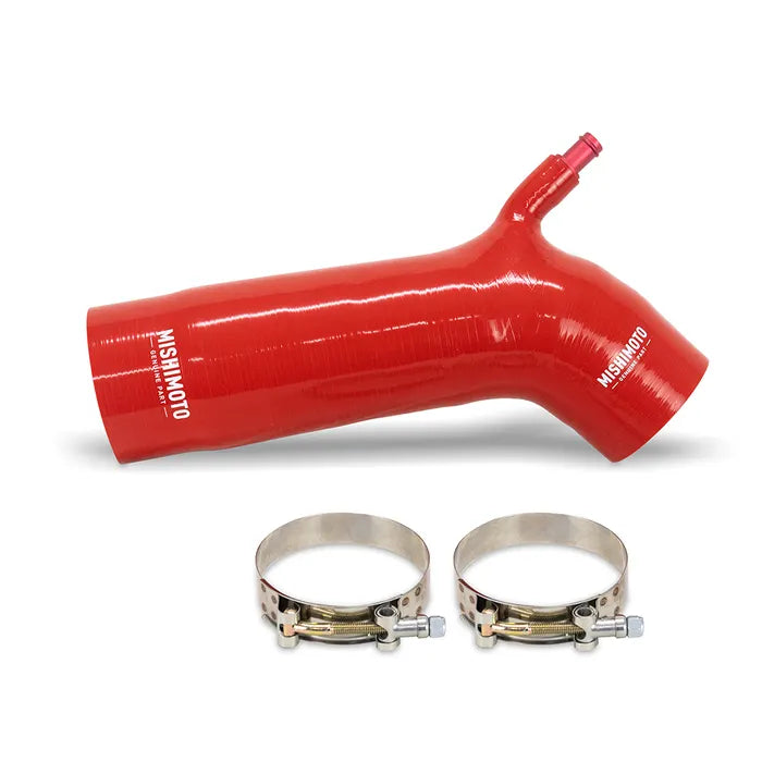 Mishimoto Performance red air intake hose kit for Lexus IS300 2001-2005 main product view showing silicone hose design and fitment