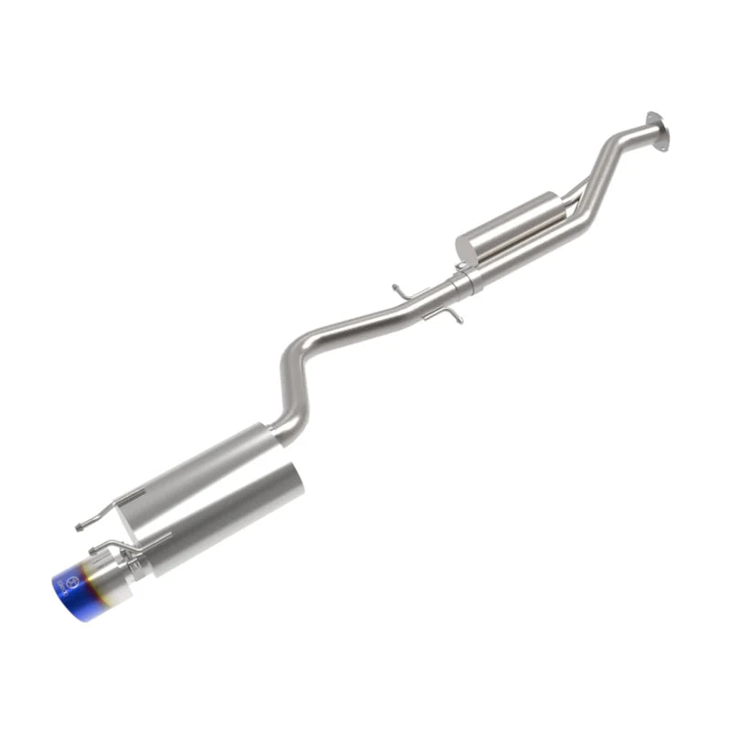 aFe Takeda cat back exhaust system for Lexus IS300 2001-2005 with titanium blue tip performance exhaust upgrade