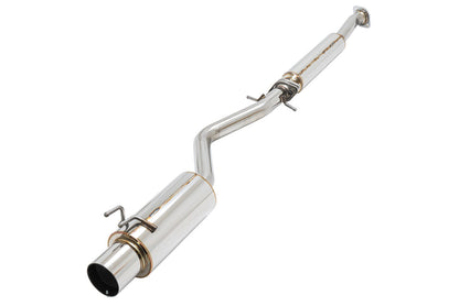 Full APEXi N1 Evolution catback exhaust system for 2001-2005 Lexus IS300, featuring high-quality SUS304 stainless steel and a polished finish
