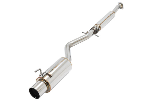 Full APEXi N1 Evolution catback exhaust system for 2001-2005 Lexus IS300, featuring high-quality SUS304 stainless steel and a polished finish