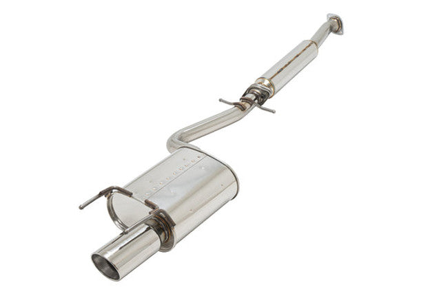 Full APEXi WS3 World Sport 3 catback exhaust system for 2001-2005 Lexus IS300 featuring an oval muffler and polished tip