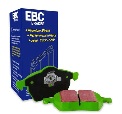 EBC Brakes Greenstuff Street Sport front brake pad set with box and pads for Lexus IS300 D619 DP21223