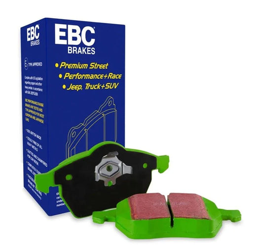 EBC Brakes Greenstuff Street Sport front brake pad set with box and pads for Lexus IS300 D619 DP21223