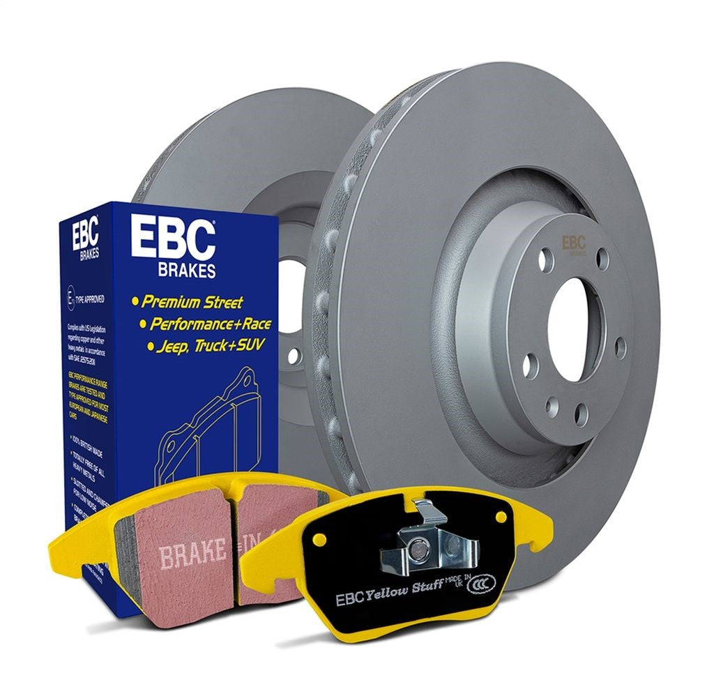 EBC Brakes S13KF1153 front brake pad and rotor kit with box, pads, and rotors for Lexus IS300 DP41223R RK781