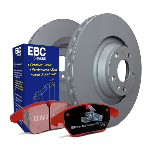 EBC Brakes S12KR1169 Rear Disc Brake Pad and Rotor Kit DP31224C+RK1034