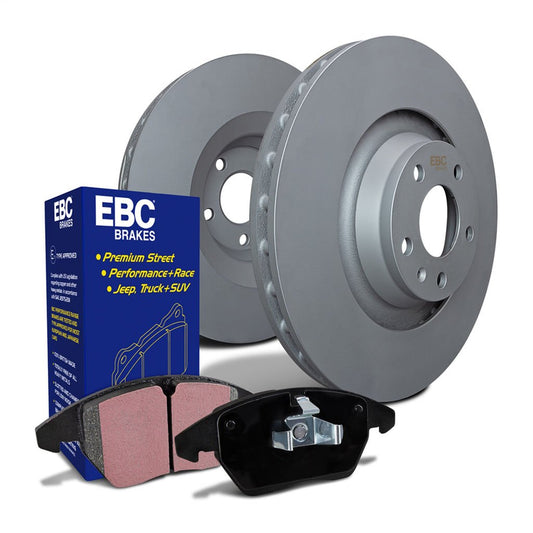EBC Brakes S1KR1229 Rear Disc Brake Pad and Rotor Kit UD771+RK1034