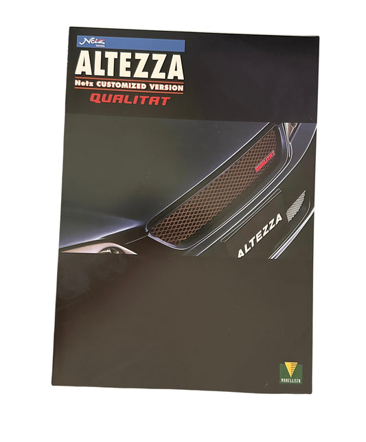 *RARE* Netz Toyota Altezza Modellista Brochure