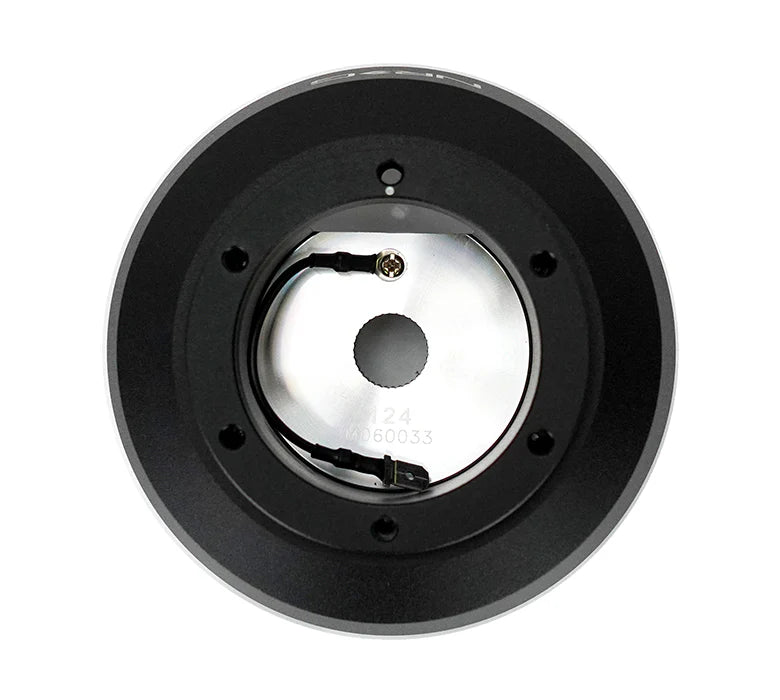 NRG short steering hub adapter for Lexus IS300 2001-2005 alternate back angle showing mounting face, bolt alignment, and hub structure detail