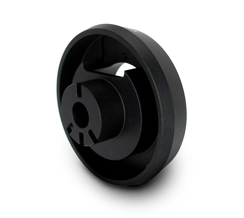 NRG short steering hub adapter for Lexus IS300 2001-2005 back view showing mounting surface and bolt pattern detail for steering wheel installation