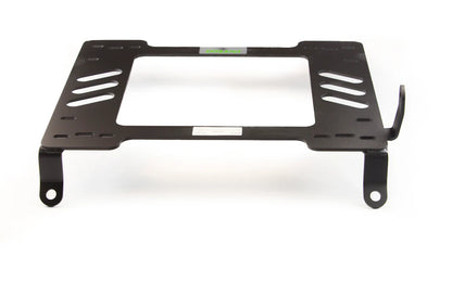 Planted driver side seat bracket for Lexus IS300 2001-2005 head-on view showing bracket structure and mounting alignment points