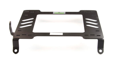 Planted passenger side seat bracket for Lexus IS300 2001-2005 head-on view showing bracket structure and mounting alignment points