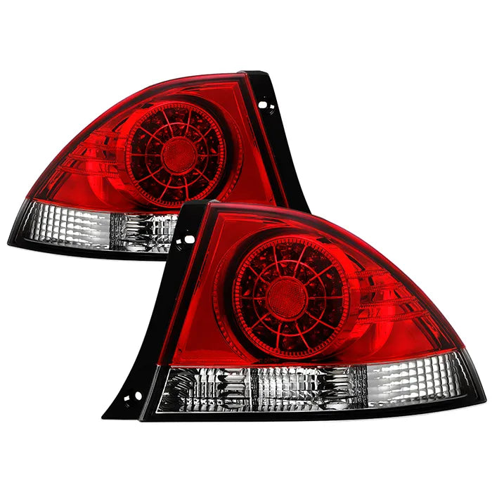 Spyder Auto LED red and clear tail lights for Lexus IS300 2001-2005 aftermarket rear lighting upgrade with LED illumination