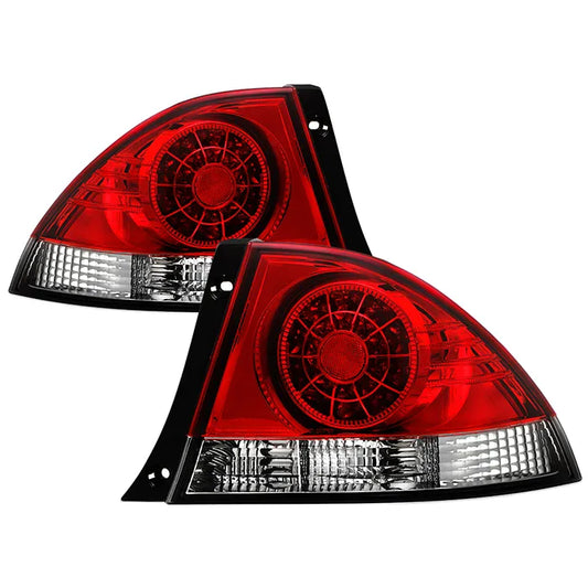 Spyder Auto LED red and clear tail lights for Lexus IS300 2001-2005 aftermarket rear lighting upgrade with LED illumination